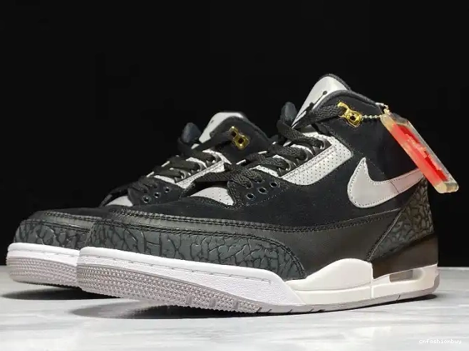 3 Tinker Black Grey Jordan Air Cement CK4348-007 0702